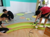 广西岑溪市金苹果第一幼儿园PVC地板工程 01    2019年8月.